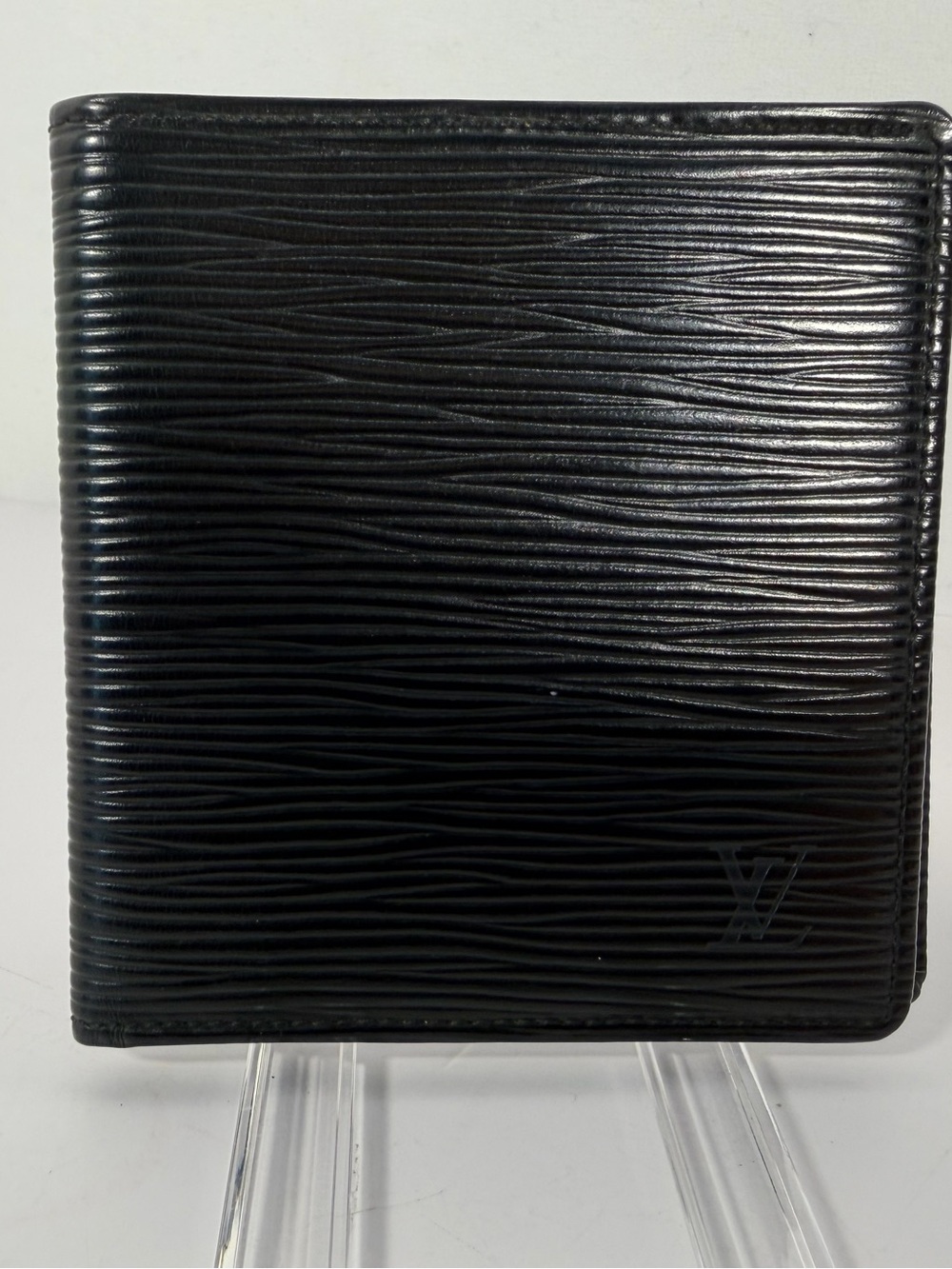 1275: Louis Vuitton Vintage Black Epi Leather Bifold Wallet